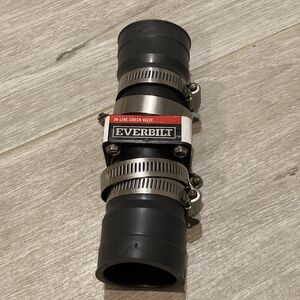 Everbilt 1.25 in. and 1.5 in. ABS In-Line Sump Pump Check Valve